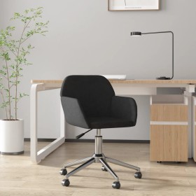 Silla de oficina giratoria de tela negra by , Office chairs - Ref: Foro24-344734, Price: 97,49 €, Discount: %