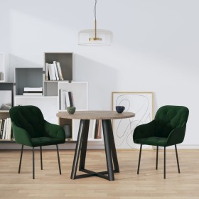 Sillas de comedor 2 unidades terciopelo verde oscuro von , Essstühle - Ref: Foro24-344847, Preis: 125,69 €, Rabatt: %