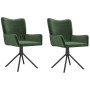 Sillas de comedor giratorias 2 unidades terciopelo verde oscuro von , Essstühle - Ref: Foro24-344811, Preis: 147,05 €, Rabatt: %
