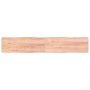 Tablero mesa madera tratada borde natural marrón 220x40x(2-4)cm by , Table tops - Ref: Foro24-363986, Price: 84,76 €, Discoun...