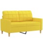 Sofá de 2 plazas de tela amarillo claro 120 cm von , Sofas - Ref: Foro24-359088, Preis: 208,05 €, Rabatt: %