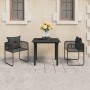 Set de comedor de jardín de 3 piezas PVC ratán negro von , Gartensets - Ref: Foro24-3060094, Preis: 214,69 €, Rabatt: %