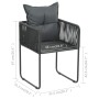 Set de comedor de jardín de 3 piezas PVC ratán negro von , Gartensets - Ref: Foro24-3060094, Preis: 214,69 €, Rabatt: %