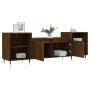 Mueble para TV madera contrachapada marrón roble 160x35x55 cm by , TV Furniture - Ref: Foro24-831339, Price: 97,09 €, Discoun...