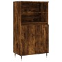 Aparador alto madera contrachapada roble ahumado 60x36x110 cm by , Sideboards - Ref: Foro24-831481, Price: 80,73 €, Discount: %