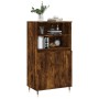 Aparador alto madera contrachapada roble ahumado 60x36x110 cm by , Sideboards - Ref: Foro24-831481, Price: 80,73 €, Discount: %