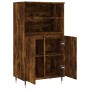 Aparador alto madera contrachapada roble ahumado 60x36x110 cm by , Sideboards - Ref: Foro24-831481, Price: 80,73 €, Discount: %