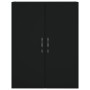Armario de pared madera de ingeniería negro 69,5x34x90 cm de , Aparadores - Ref: Foro24-834979, Precio: 89,49 €, Descuento: %