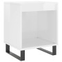 Mesita de noche madera de ingeniería blanco brillo 40x35x50 cm by , Nightstands - Ref: Foro24-830736, Price: 31,31 €, Discoun...