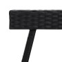 Mesa auxiliar plegable ratán sintético negro 60x40x38 cm von , Seitentische - Ref: Foro24-319408, Preis: 50,08 €, Rabatt: %