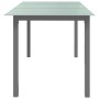 Mesa de jardín de aluminio y vidrio gris claro 150x90x74 cm by , Garden tables - Ref: Foro24-312204, Price: 182,77 €, Discoun...
