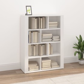 Aparador de madera contrachapada blanco 80x30x106 cm by , Sideboards - Ref: Foro24-819492, Price: 84,87 €, Discount: %
