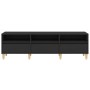 Mueble de TV madera contrachapada negro 150x30x44,5 cm von , TV-Möbel - Ref: Foro24-831910, Preis: 104,76 €, Rabatt: %