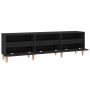 Mueble de TV madera contrachapada negro 150x30x44,5 cm von , TV-Möbel - Ref: Foro24-831910, Preis: 104,76 €, Rabatt: %
