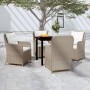 Juego de comedor de jardín 5 piezas con cojines marrón von , Gartensets - Ref: Foro24-3099554, Preis: 696,71 €, Rabatt: %