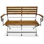 Banco de jardín plegable madera maciza de acacia 112 cm von , Gartenbänke - Ref: Foro24-43736, Preis: 151,98 €, Rabatt: %