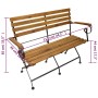 Banco de jardín plegable madera maciza de acacia 112 cm von , Gartenbänke - Ref: Foro24-43736, Preis: 151,98 €, Rabatt: %