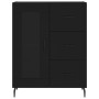 Aparador de madera de ingeniería negro 69,5x34x90 cm von , Sideboards - Ref: Foro24-828061, Preis: 101,11 €, Rabatt: %