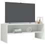 Mueble de TV madera contrachapada blanco brillante 100x40x40 cm von , TV-Möbel - Ref: Foro24-800051, Preis: 60,66 €, Rabatt: %