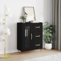 Aparador de madera de ingeniería negro 69,5x34x90 cm von , Sideboards - Ref: Foro24-828021, Preis: 108,44 €, Rabatt: %