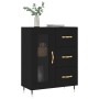 Aparador de madera de ingeniería negro 69,5x34x90 cm von , Sideboards - Ref: Foro24-828021, Preis: 108,44 €, Rabatt: %