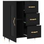 Aparador de madera de ingeniería negro 69,5x34x90 cm von , Sideboards - Ref: Foro24-828021, Preis: 108,44 €, Rabatt: %