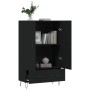 Aparador alto madera de ingeniería negro 69,5x31x115 cm de , Aparadores - Ref: Foro24-828229, Precio: 88,81 €, Descuento: %
