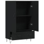 Aparador alto madera de ingeniería negro 69,5x31x115 cm de , Aparadores - Ref: Foro24-828229, Precio: 89,87 €