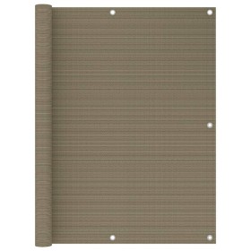 Toldo para balcón HDPE gris taupe 120x500 cm von , Sonnenschirme - Ref: Foro24-310966, Preis: 30,72 €, Rabatt: %