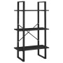 Estante almacenamiento madera maciza de pino negro 60x30x105 cm von , Bücherregale und Regale - Ref: Foro24-806516, Preis: 62...