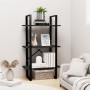 Estante almacenamiento madera maciza de pino negro 60x30x105 cm von , Bücherregale und Regale - Ref: Foro24-806516, Preis: 62...