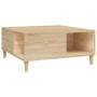 Mesa de centro madera contrachapada roble Sonoma 80x80x36,5 cm von , Couchtisch - Ref: Foro24-821095, Preis: 69,64 €, Rabatt: %