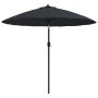 Sombrilla de jardín con palo de aluminio negro 270 cm von , Sonnenschirme - Ref: Foro24-47310, Preis: 76,77 €, Rabatt: %