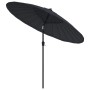 Sombrilla de jardín con palo de aluminio negro 270 cm von , Sonnenschirme - Ref: Foro24-47310, Preis: 76,77 €, Rabatt: %