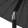 Sombrilla de jardín con palo de aluminio negro 270 cm von , Sonnenschirme - Ref: Foro24-47310, Preis: 76,77 €, Rabatt: %