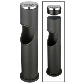 HI Papelera con cenicero negro 46,5 cm von , Aschenbecher - Ref: Foro24-429106, Preis: 30,07 €, Rabatt: %