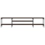 Mueble TV madera ingeniería y hierro marrón roble 201x35x45 cm von , TV-Möbel - Ref: Foro24-831817, Preis: 84,88 €, Rabatt: %