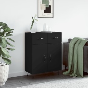 Aparador de madera de ingeniería negro 69,5x34x90 cm von , Sideboards - Ref: Foro24-827973, Preis: 89,16 €, Rabatt: %