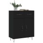 Aparador de madera de ingeniería negro 69,5x34x90 cm von , Sideboards - Ref: Foro24-827973, Preis: 89,16 €, Rabatt: %