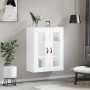Armario de pared blanco brillante 69,5x34x90 cm de , Aparadores - Ref: Foro24-828454, Precio: 96,57 €, Descuento: %