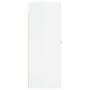 Armario de pared blanco brillante 69,5x34x90 cm de , Aparadores - Ref: Foro24-828454, Precio: 96,57 €, Descuento: %