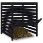 Compostador de madera maciza de pino negro 82,5x82,5x99,5 cm de , Compostadores - Ref: Foro24-823819, Precio: 169,13 €, Descu...