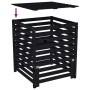 Compostador de madera maciza de pino negro 82,5x82,5x99,5 cm de , Compostadores - Ref: Foro24-823819, Precio: 169,13 €, Descu...