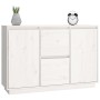 Aparador madera maciza de pino blanco 111x34x75 cm by , Sideboards - Ref: Foro24-814310, Price: 132,59 €, Discount: %