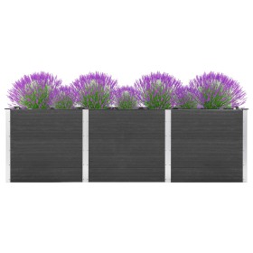 Arriate elevado de WPC gris 300x100x91 cm von , Töpfe und Pflanzgefäße - Ref: Foro24-318102, Preis: 696,84 €, Rabatt: %