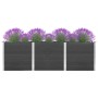 Arriate elevado de WPC gris 300x100x91 cm von , Töpfe und Pflanzgefäße - Ref: Foro24-318102, Preis: 696,84 €, Rabatt: %