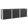Arriate elevado de WPC gris 300x100x91 cm von , Töpfe und Pflanzgefäße - Ref: Foro24-318102, Preis: 696,84 €, Rabatt: %