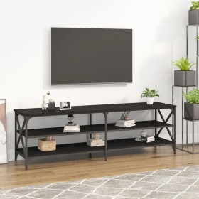 Mueble de TV madera contrachapada negro 160x40x50 cm von , TV-Möbel - Ref: Foro24-826729, Preis: 83,78 €, Rabatt: %