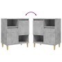 Aparador de madera contrachapada gris hormigón 60x35x70 cm von , Sideboards - Ref: Foro24-821144, Preis: 77,97 €, Rabatt: %