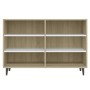 Aparador de madera contrachapada blanco y roble 103,5x35x70 cm von , Sideboards - Ref: Foro24-806045, Preis: 78,50 €, Rabatt: %